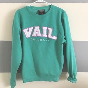 Teal Vail Crew Neck NWOT
